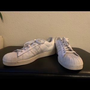 Men’s Size 15 Addidas White Sneakers